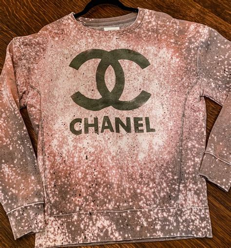 nude chanel sweatshirt